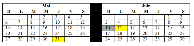 Exemple de délai général 1